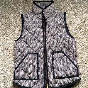 JCrew Striped Vest